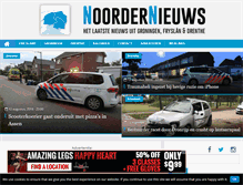 Tablet Screenshot of noordernieuws.nl